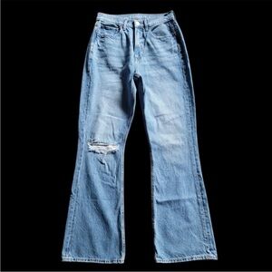 American Eagle Outfitters Light Blue Flare Jeans